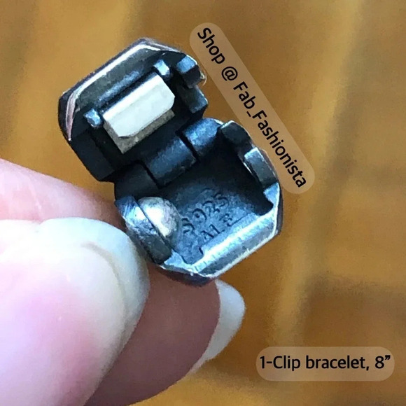 Pandora Sterling Silver Clip Bracelet - Picture 12 of 13